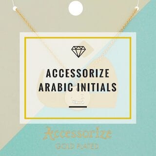 Arabic Initial Jewellery Accessorize