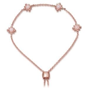 Pink Opal Floris Kula Bracelet - Rose Gold (Vermeil)