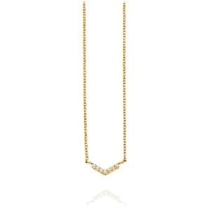 Varro Honeycomb Diamond Pendant Necklace - Yellow Gold (Solid