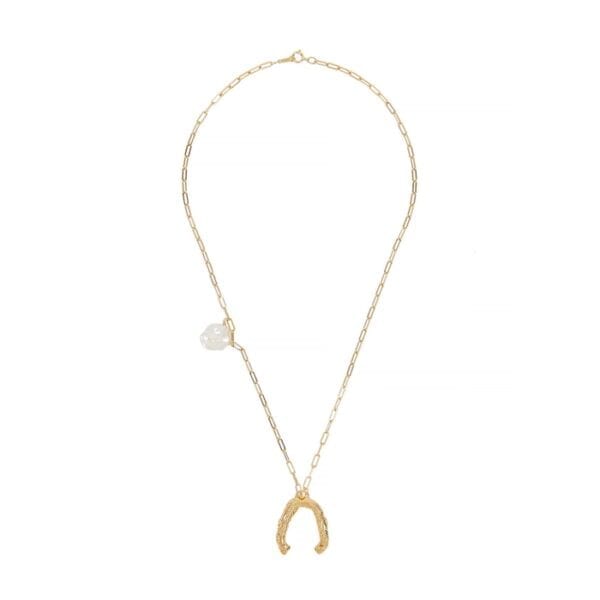 Alighieri The Flashback River 24kt Gold-plated Necklace