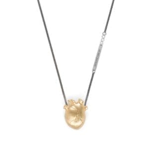 Bjorg Jewellery Large Anatomic Heart Necklace