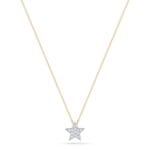Dana Rebecca 14ct Yellow Gold And Diamond Star Necklace