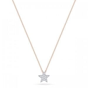 Dana Rebecca White Diamond Star Necklace