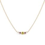 Dinny Hall Gold Suffragette 5 Stone Scoop Necklace