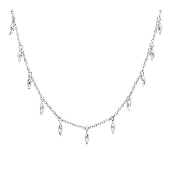 Lucy Williams Silver Mini Fang Necklace