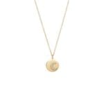 Noush 14ct Yellow Gold Moon Necklace