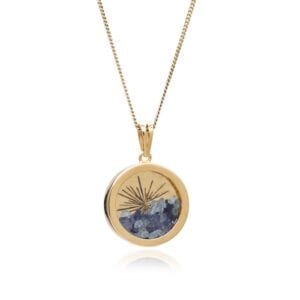 Rachel Jackson London December Sunburst Birthstone Amulet Necklace