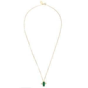 V By Laura Vann Audrey Crystal Pendant Necklace