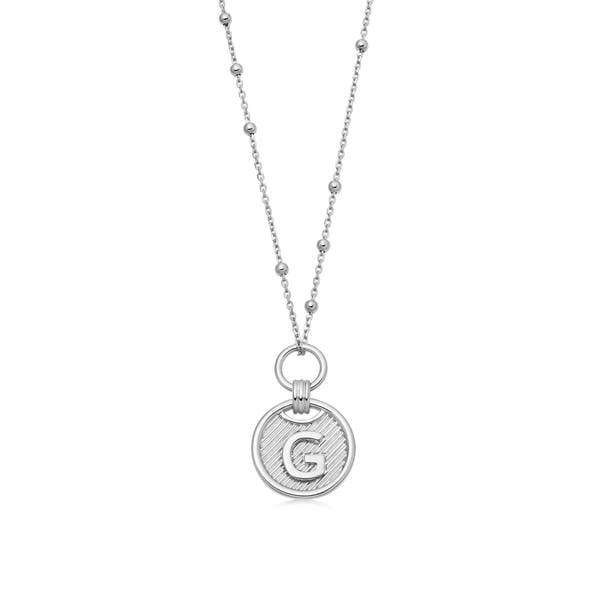 Initial Pendant Necklace - Initial V | Sterling Silver | Missoma